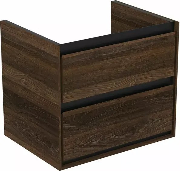 Dulap suspendat pentru lavoar lemn inchis Ideal Standard Connect Air 60 cm