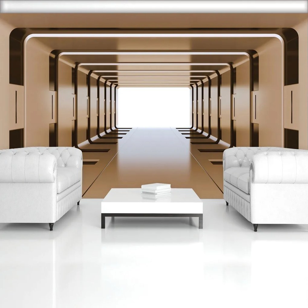 Fototapet - 3D tunel (254x184 cm)