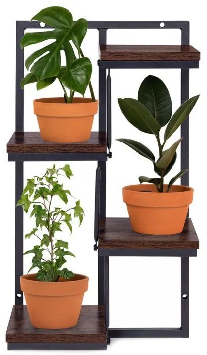 Raft suspendat pentru flori - 4 rafturi