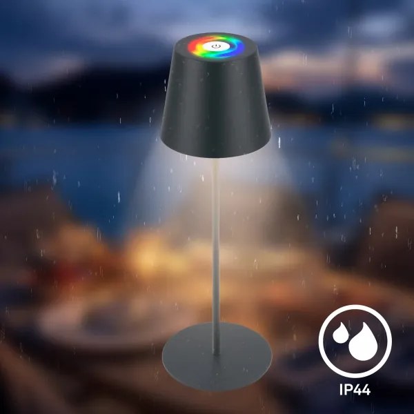 Briloner 7559015-LED Lampă de masă LED RGB COLORIS 3,5W/5V IP44 2000mAh Wi-Fi Tuya