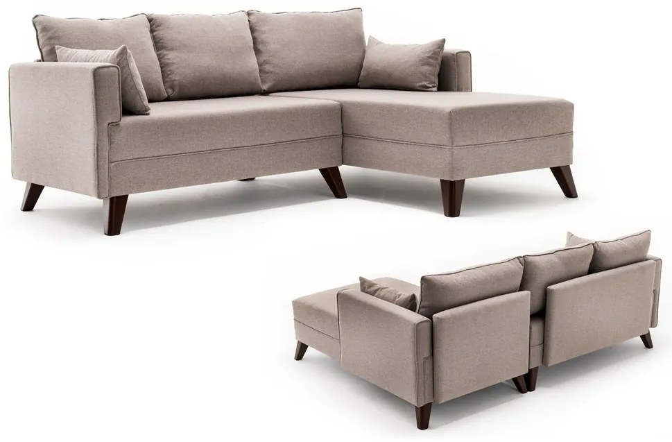 Canapea extensibilă de colț Bella Corner Right 2 Cream