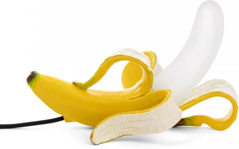 Lampa in forma de banana Yellow Huey Seletti