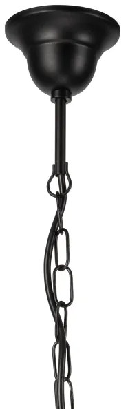 Lustră pe lanț DONATO 3xE14/40W/230V negru