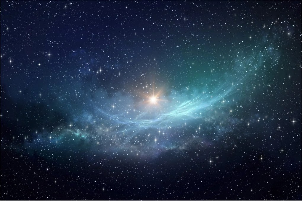 Tablou - Stele și nebuloase (90x60 cm)