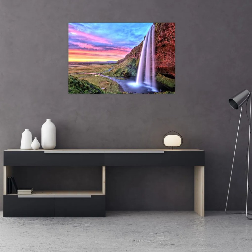 Tablou - Cascada Seljalandsfoss (90x60 cm)