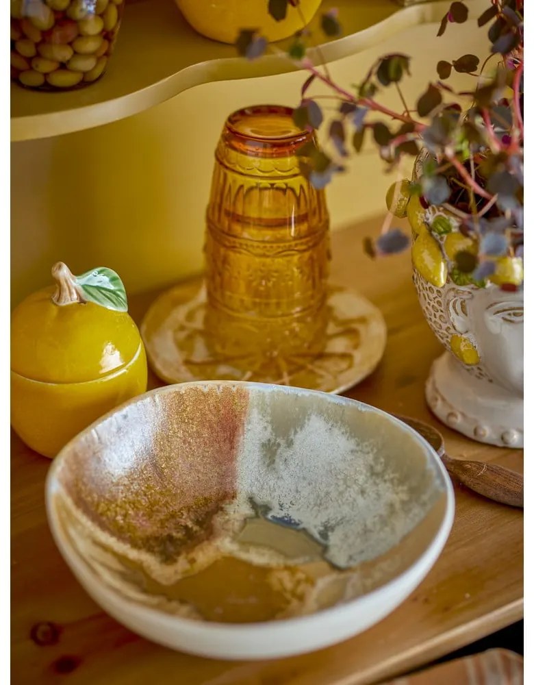 Boluri mici crem 4 buc. din gresie 625 ml Lacey – Bloomingville