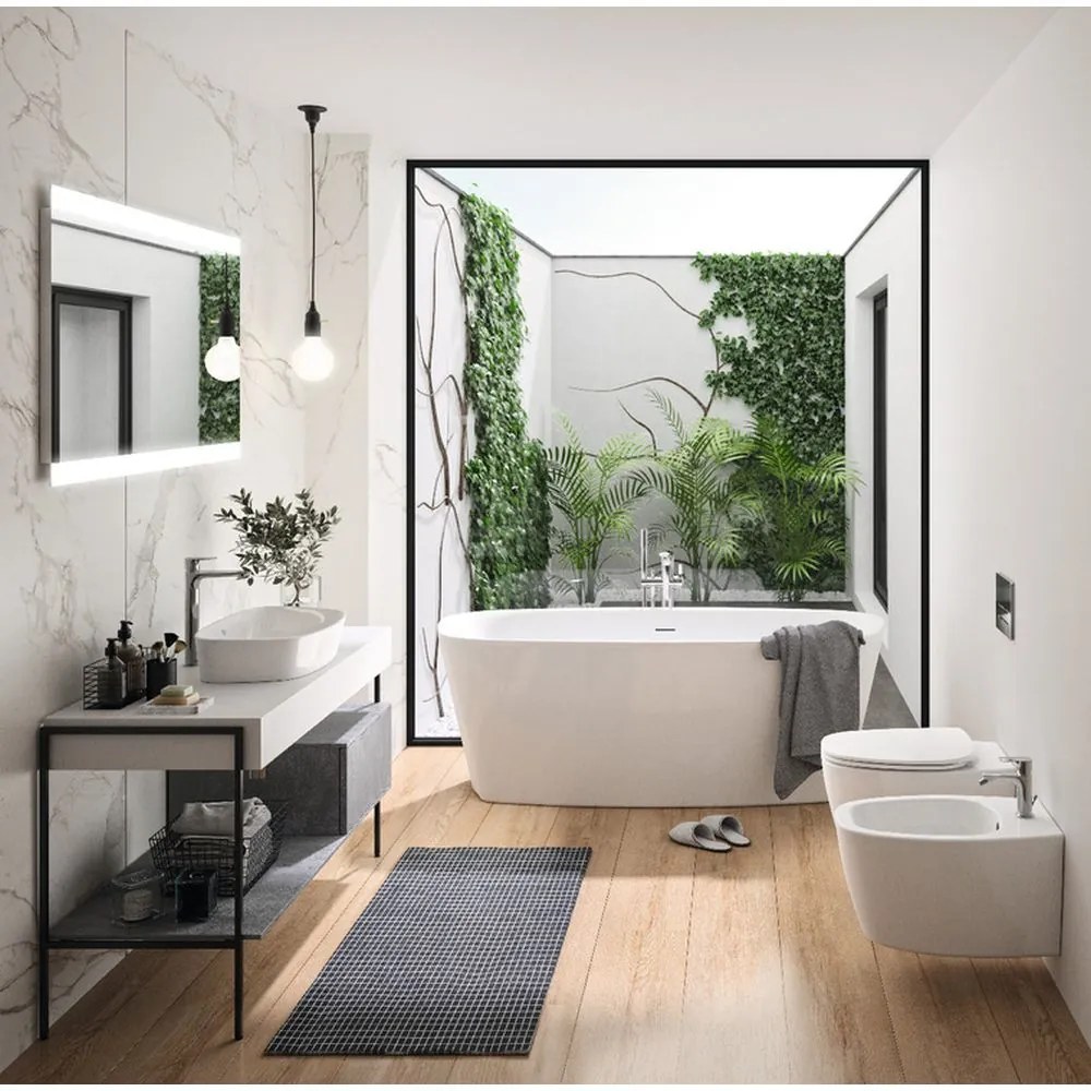 Cada freestanding, 170x75 cm, alba 1700x750 mm