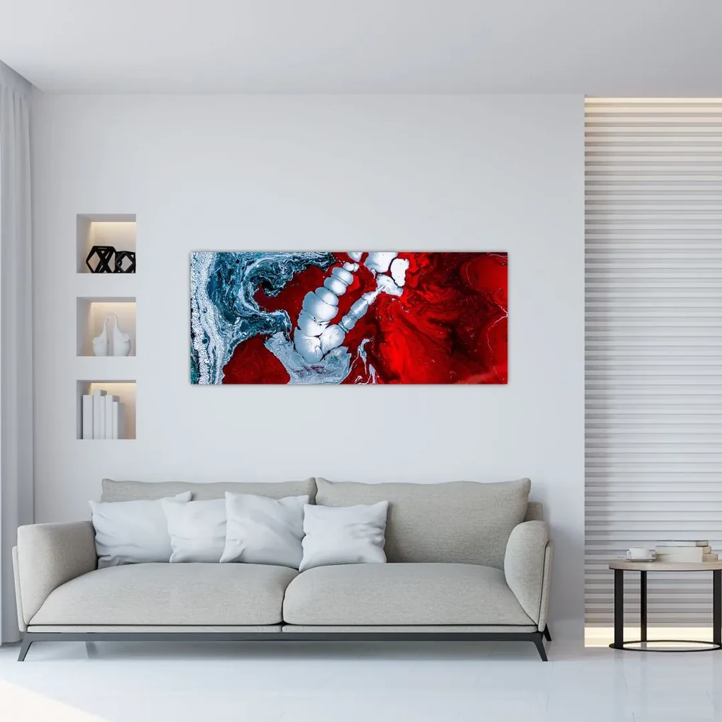 Tablou cu pete abstarcte (120x50 cm), în 40 de alte dimensiuni noi
