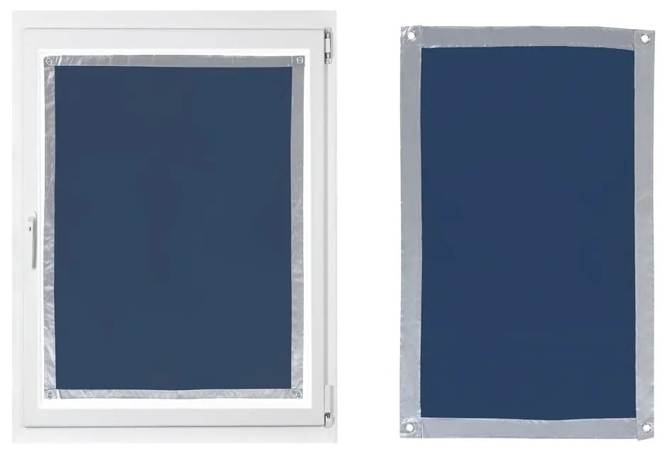 Draperie cu ventuze blackout albastră 114x59 cm - Maximex