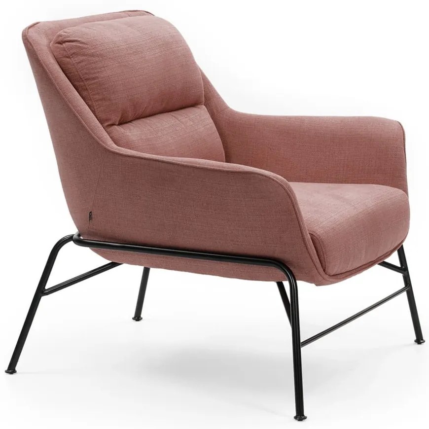 Fotoliu Teulat Sadira, roz coral