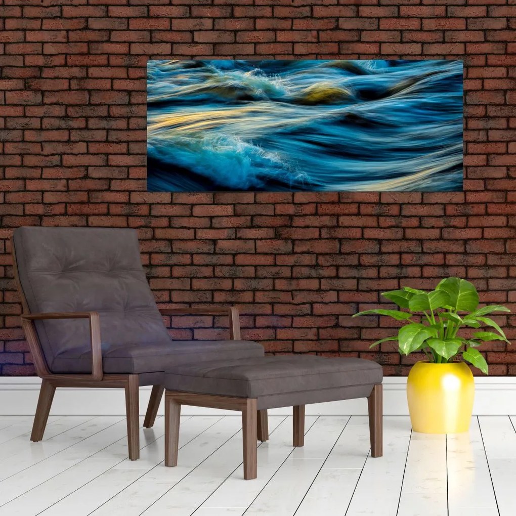Tablou - Valuri (120x50 cm)