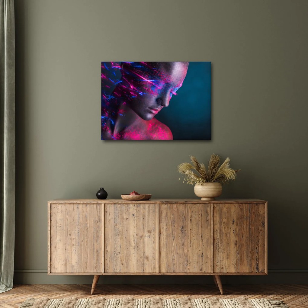 Tablou strălucitor a femeii (70x50 cm)