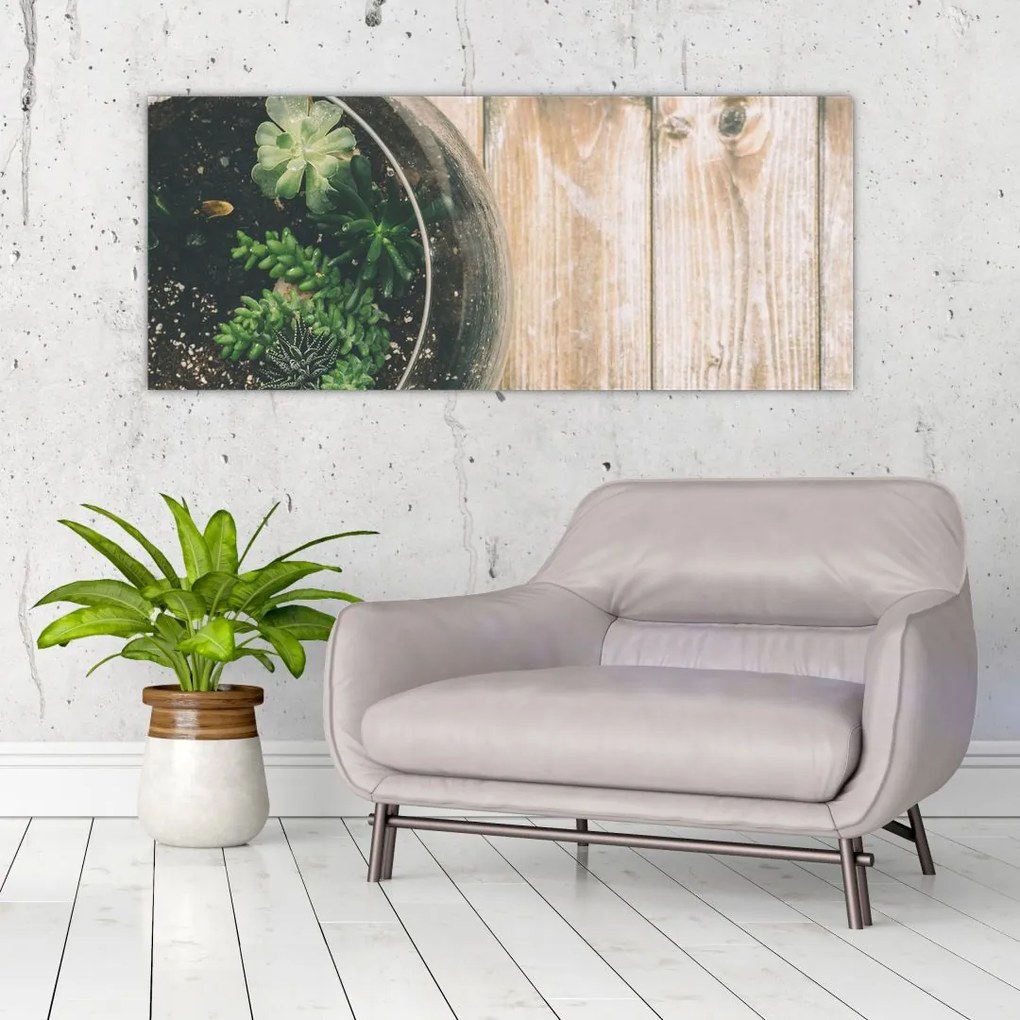 Tablou - Terariu de sticlă (120x50 cm)
