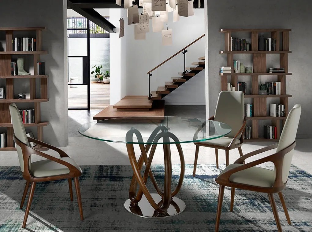 Masa dining design deosebit Ben, 120cm AC 1021