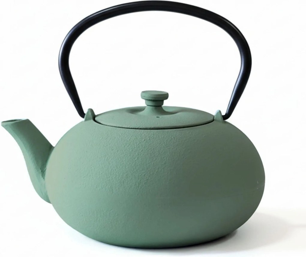 Ceainic din fontă cu infuzor NOMI, 800 ml, turcoaz