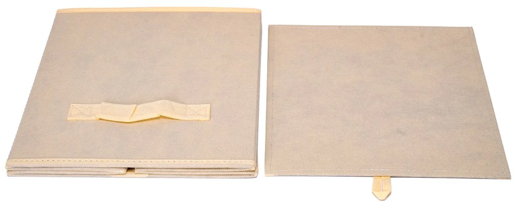 Cutie depozitare, Flex CreamBox, UnicUtil, 28 x 28 x 28 cm, Crem, UUORG13