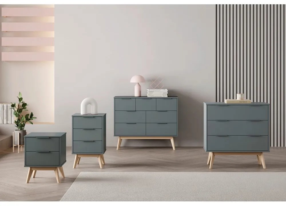 Noptieră verde prăfuit Pisco – Marckeric