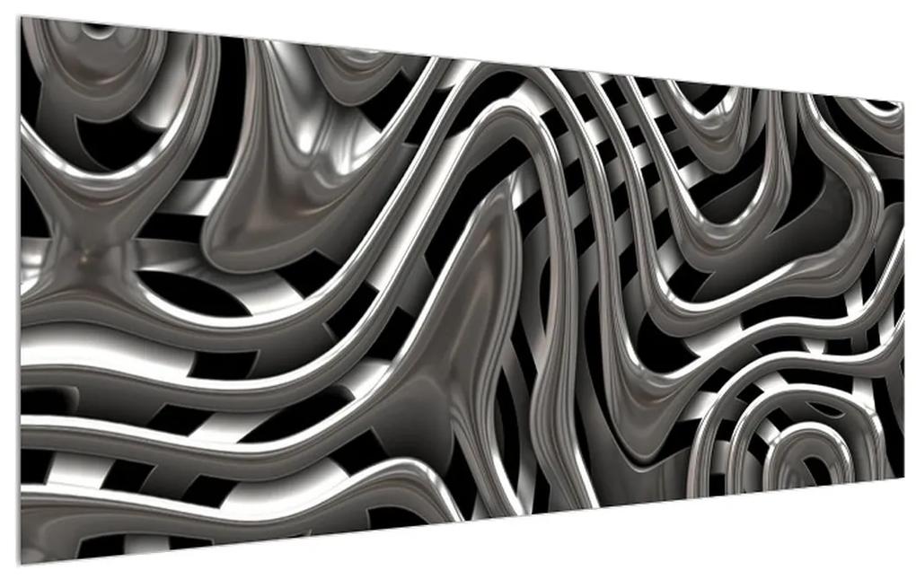 Tablou abstract cu cascade (120x50 cm), în 40 de alte dimensiuni noi