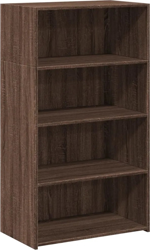 vidaXL Dulap înalt, stejar maro, 70x41x124 cm, lemn prelucrat