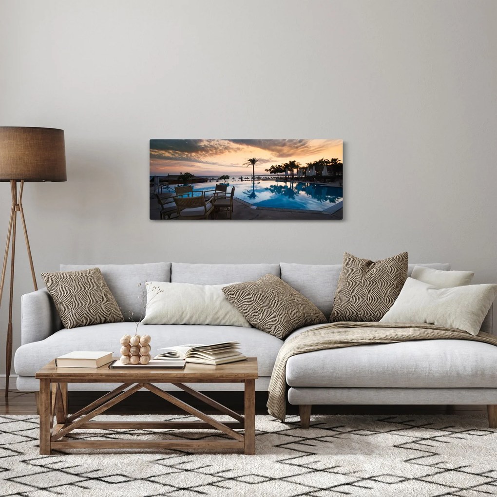 Tablou - Stațiune la mare (120x50 cm)