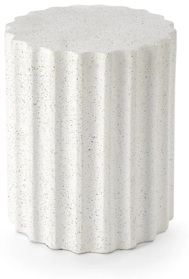 Masuta de cafea Fara alba - H46 cm