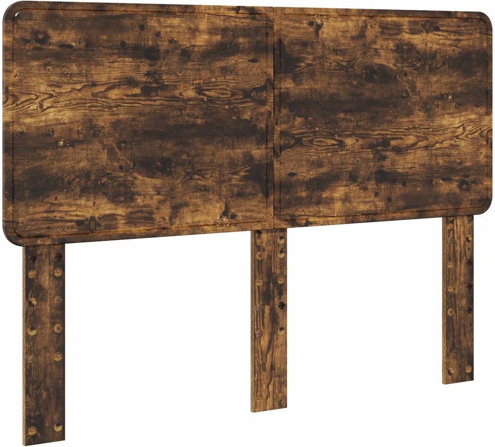 vidaXL Tăblie cap Stejar fumuriu 160 cm Lemn compozit