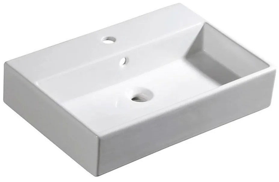 Isvea - Lavoar pentru blat PURITY 60x42 cm ceramică/alb