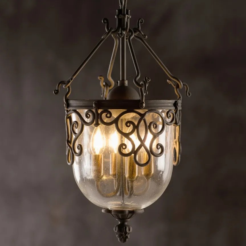 Lustra impresionanta din fier forjat HL 2245
