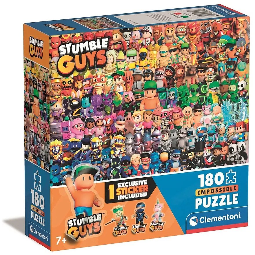 Stumble Guys Every Character Puzzle imposibil Clementoni de 180 de piese