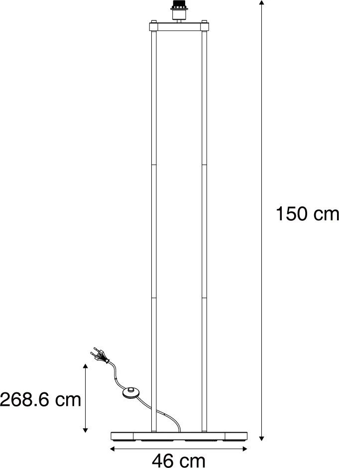 Lampă de podea modernă bej - Thijmen