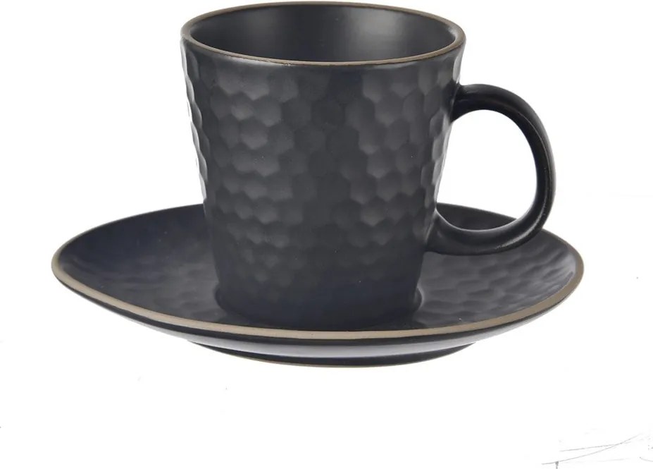 Ceașcă neagră pentru cappuccino din ceramică 250 ml Tea Time – Orion