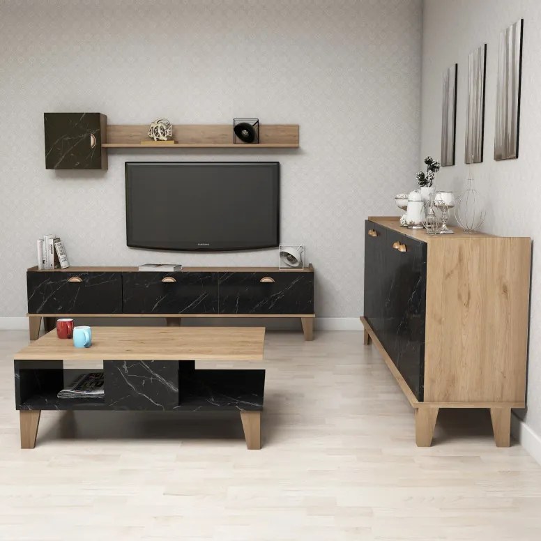 Set Complet Living Sumer G7030 Oak-Marble