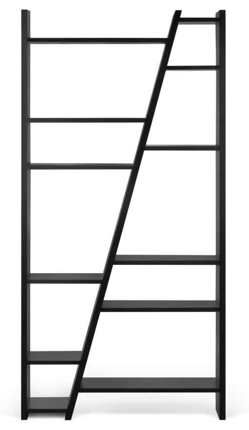 Bibliotecă TemaHome Delta 002, negru