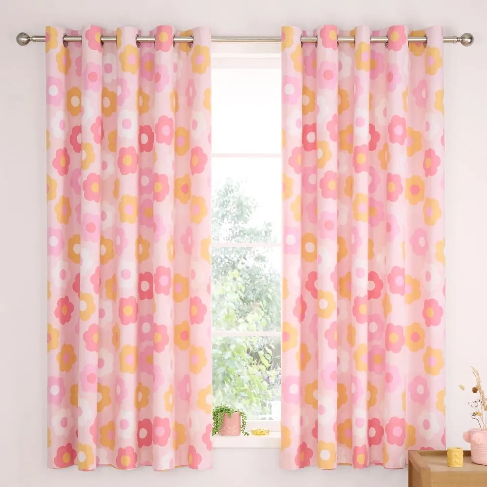 Draperie pentru copii 2 buc. 168x183 cm Retro Daisy – Catherine Lansfield