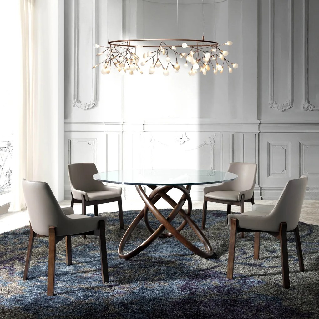 Masa dining design deosebit Walnut Wood, 140cm AC-DT16069-140