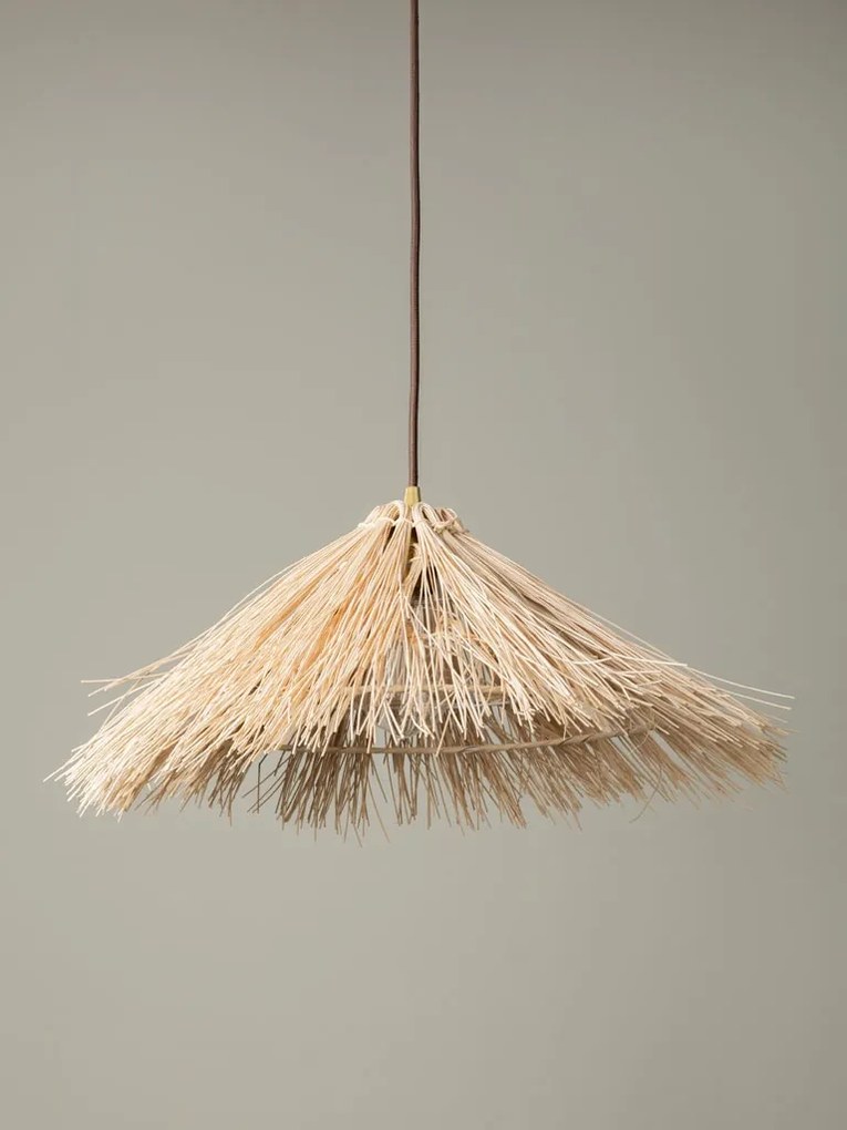 Lustra din lemn de bambus, D50cm, Froufrou