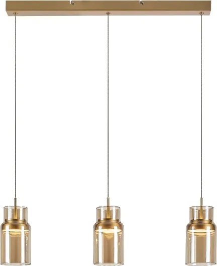 Rabalux 72036 - Lustră LED pe cablu ZAYEN LED/27W/230V 3000K auriu