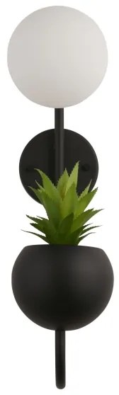 Searchlight 61220BK - Aplică de perete LUNAR 1xG9/4W/230V