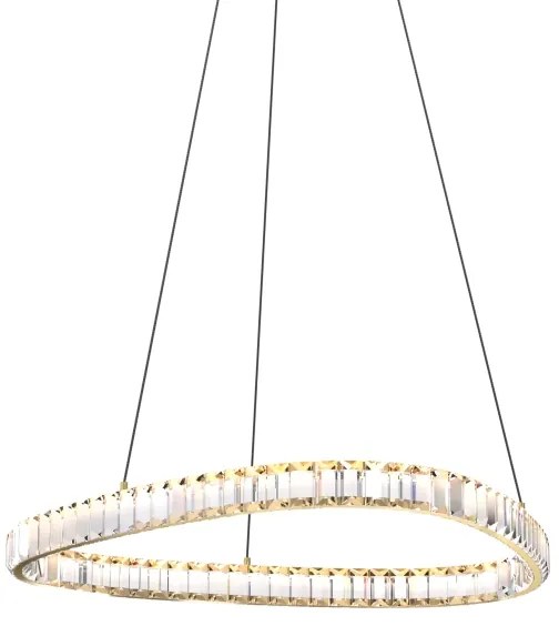 Lustră LED pe cablu Zuma Line MD3169-1-3GT ATHESA LED/25W/230V 2700-6000K + telecomandă