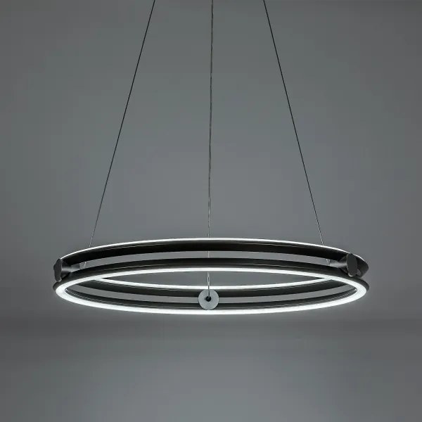 Rabalux 72277 - Lustra LED dimabilă suspendată pe cablu TRIXO 60W/230V 3000-6500K gri+DO