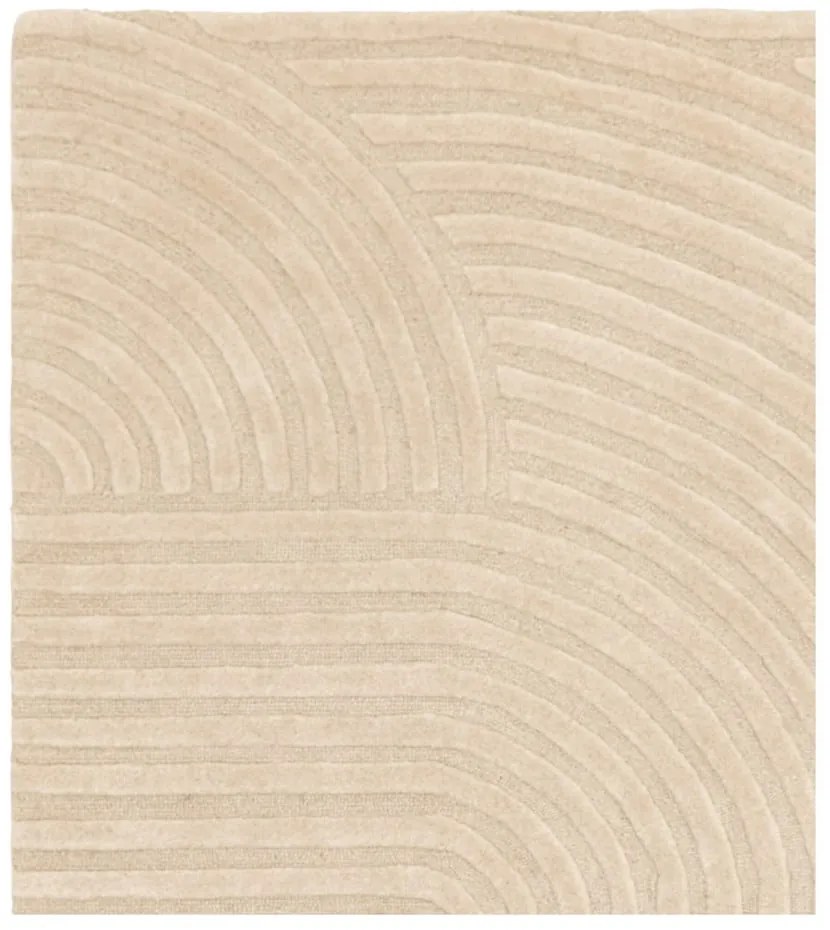 Covor bej din lână 160x230 cm Hague – Asiatic Carpets