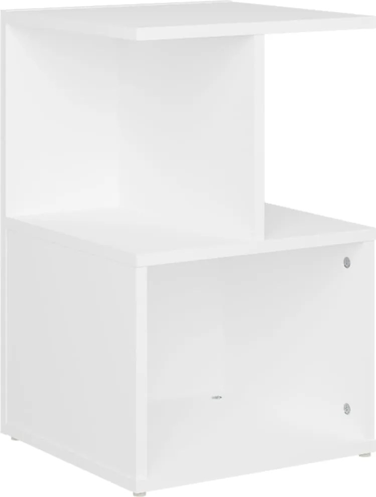 vidaXL Noptieră, alb, 35x35x55 cm ,PAL