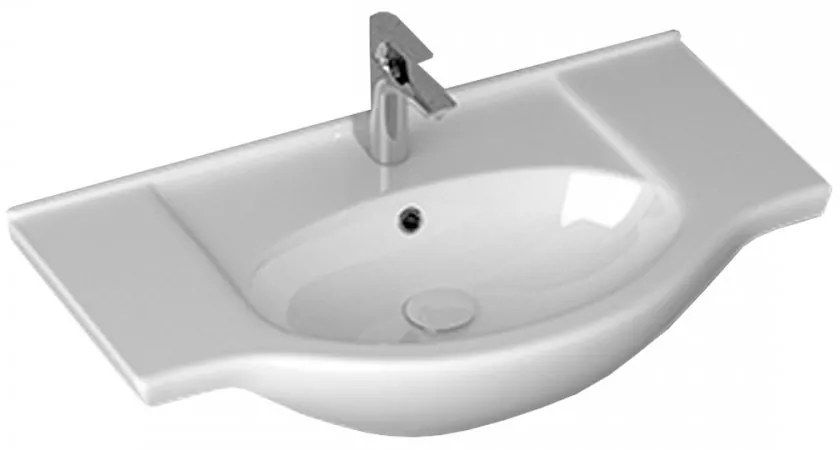 Mobilier complet de baie Bianca Prime 85, culoare Aida nuc