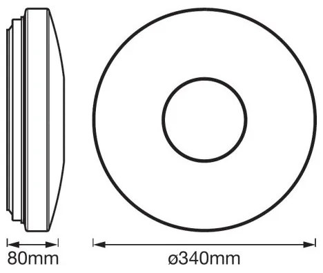 Ledvance - Lumină de tavan cu LED RGB Dimmer SMART + KITE LED/18W/230V Wi-Fi