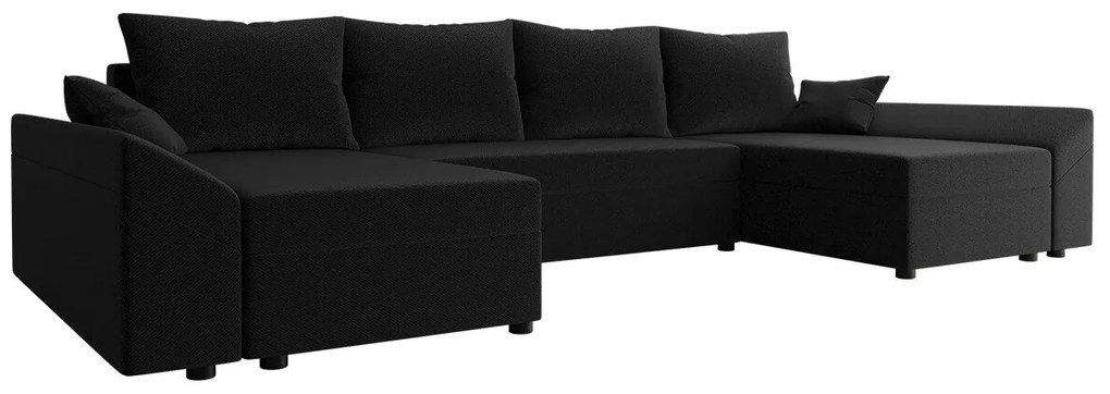 Colțar Memphis 131Cutie de pat, 316x138x82cm, 119 kg, Picioare: Plastic