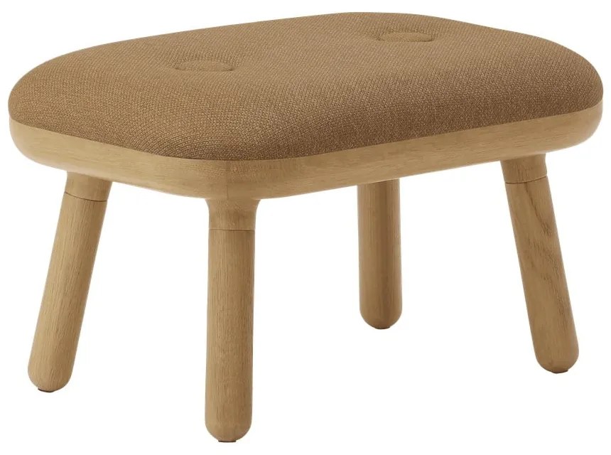 Scaun în culoare naturală-maro deschis Paff Low – UMAGE