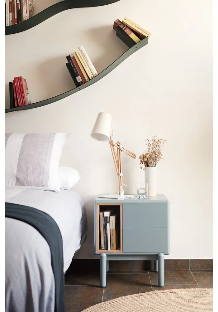 Noptieră albastră/gri Corvo – Teulat