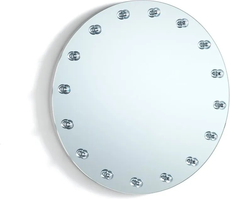 Oglindă de perete cu lumini Tomasucci Afrodite, ø 50 cm