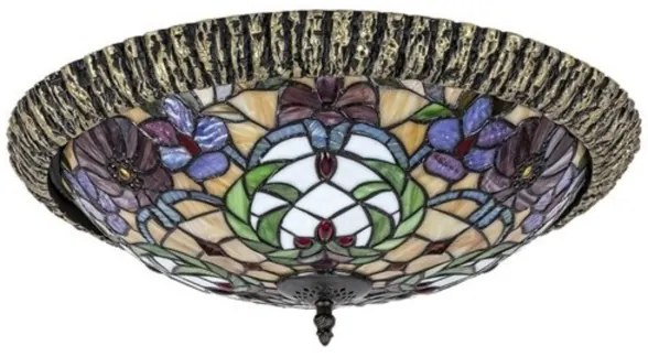 Rabalux 8087 - Plafonieră Tiffany MIRELLA din vitralii, 2xE27/60W/230V