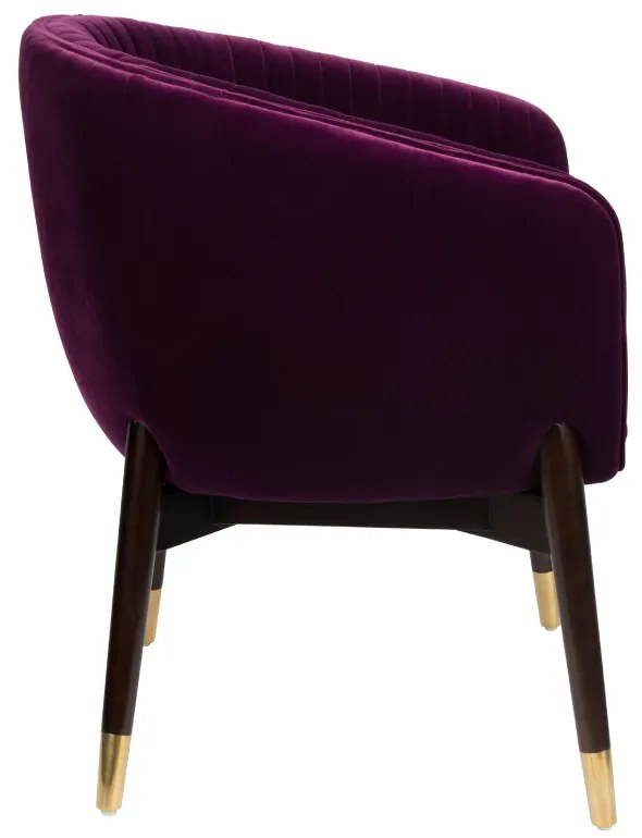 Fotoliu lounge catifea violet Dolly
